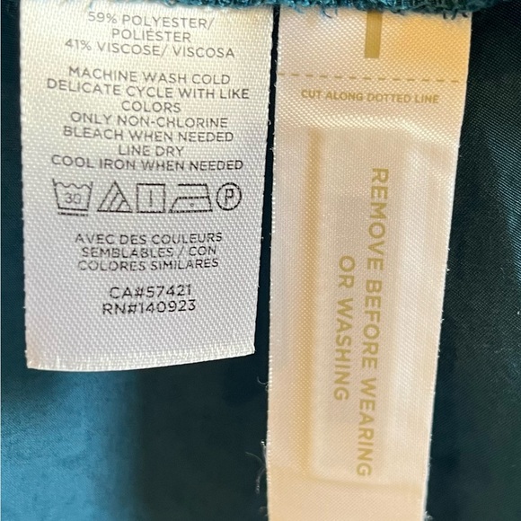 Loft Maxi Off the shoulder Maxi dress Teal SMALL NWT - Picture 3 of 4